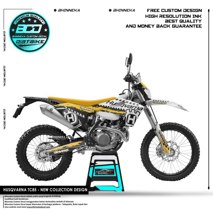 DECAL PREMIUN  HUSQVARNA TRAXXAS