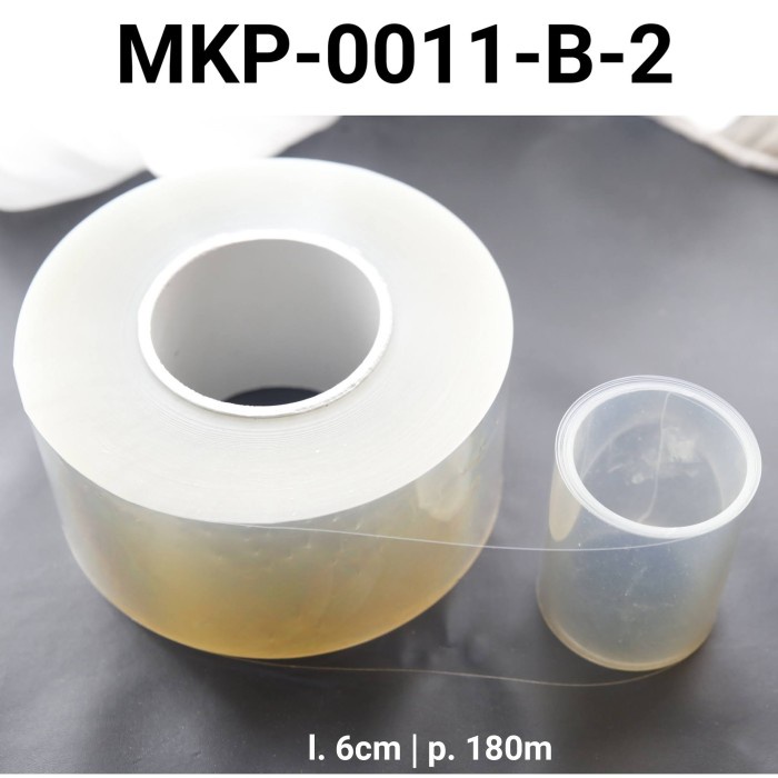 

MKP-0011-B-2 PLASTIK MIKA PINGGIRAN KUE CHEESE CAKE TIRAMISU 6CM X180M OBRAL DISKON