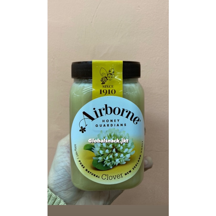 

Airborne Clover Honey NEW ZEALAND 500 gr