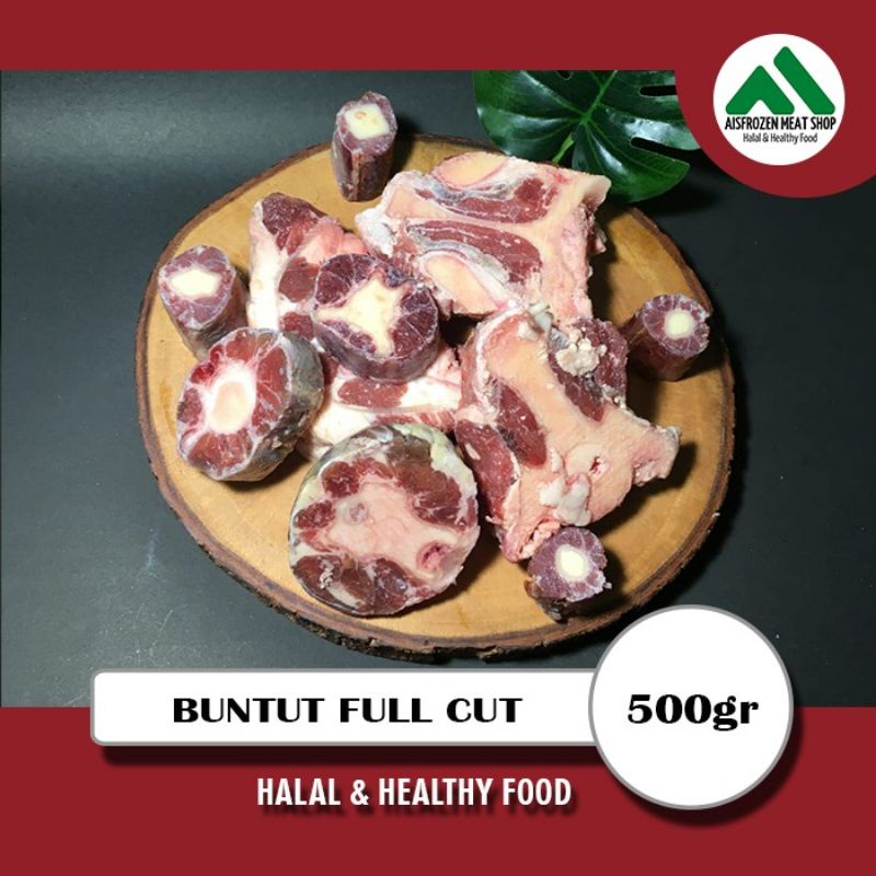 

Buntut Sapi Full Cut/All Cut @500gr