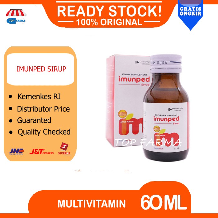 Jual OBAT PATEN IMUNPED SIRUP BOTOL 60 ML | Shopee Indonesia
