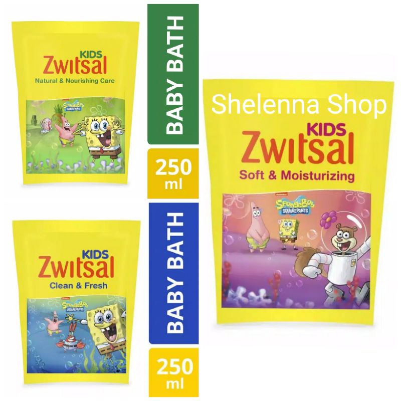 Zwitsal Kids Sabun Mandi Anak Refill 250 Ml