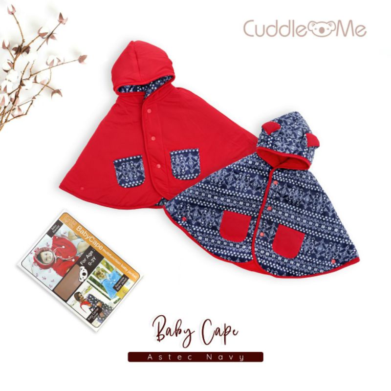 Jaket Anak CuddleMe BabyCape | Mantel Bayi Balita Cuddle Me Baby Cape | Grosir Cuddle Me BabyCape-Aztec Navy