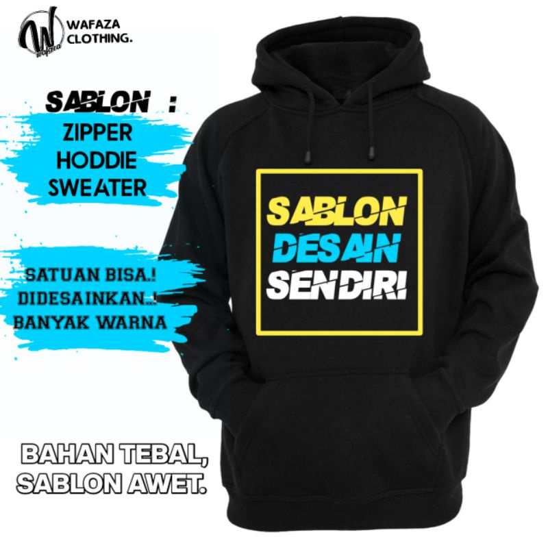 Sablon Hoddie satuan / sablon hoddie/ sablon zipper/ sablon sweater KUALITAS PREMIUM