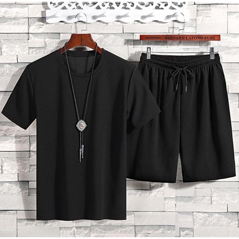 Setelan korea /baju set korea/ kemeja set korea cocok untuk pria/wanita