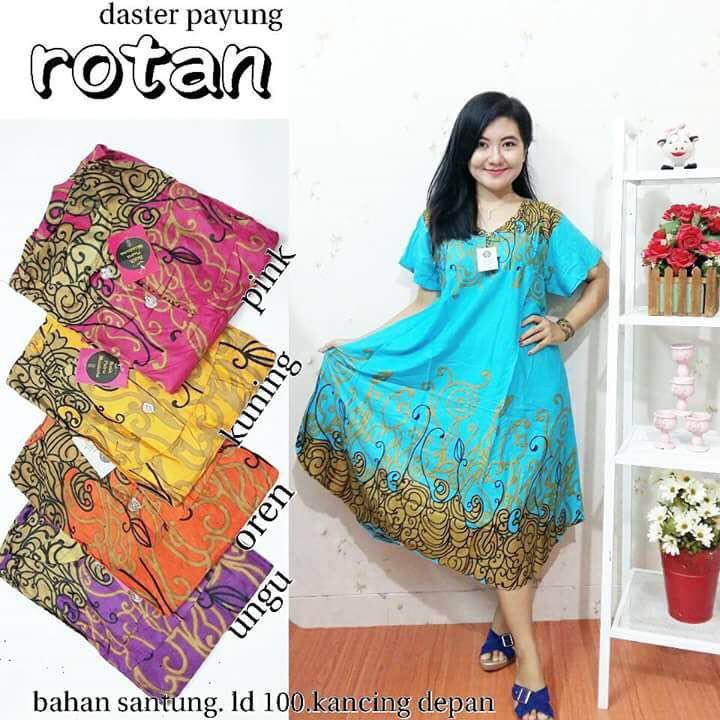 Daster Batik Payung Rotan Dress Hamil Busui Pekalongan 016 ...