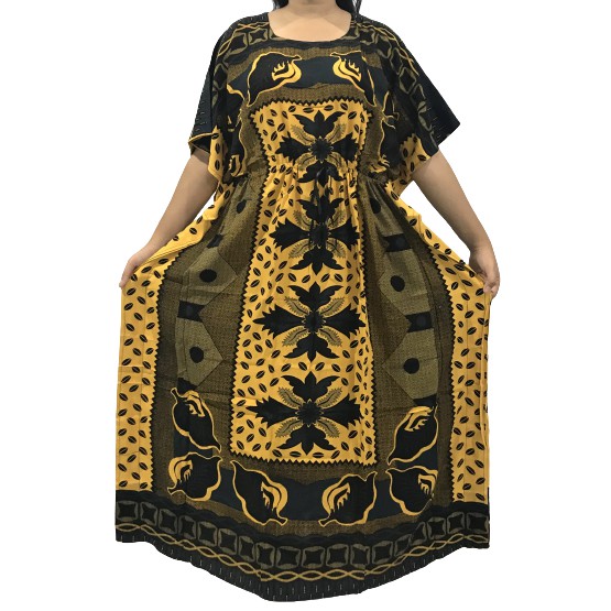 Daster Putri Ayu Kalong Lowo Serut Pinggang Jumbo XXL BB 60-100kg | Bahan Adem