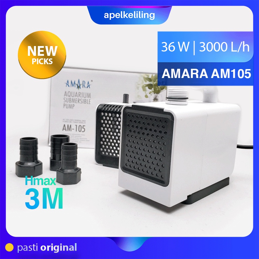 POMPA AIR AQUARIUM AMARA AM105 3000 LH AMARA AM 105 TERBARU