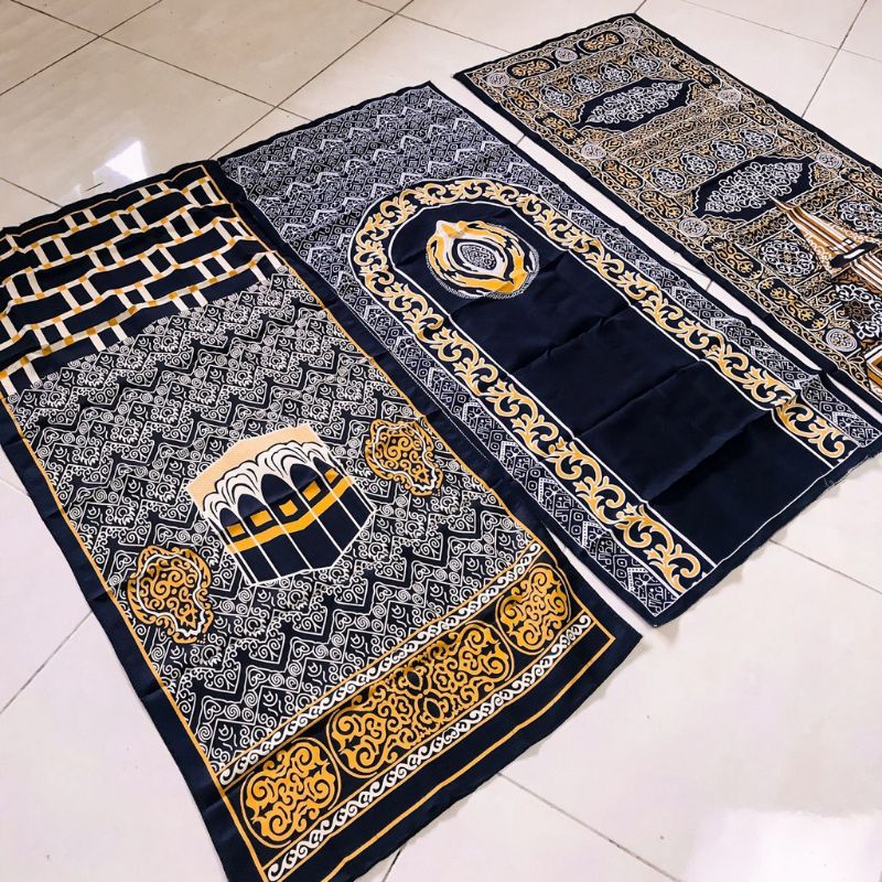 Sajadah traveling pouch kiswah premium/sajadah tas souvenir grosir