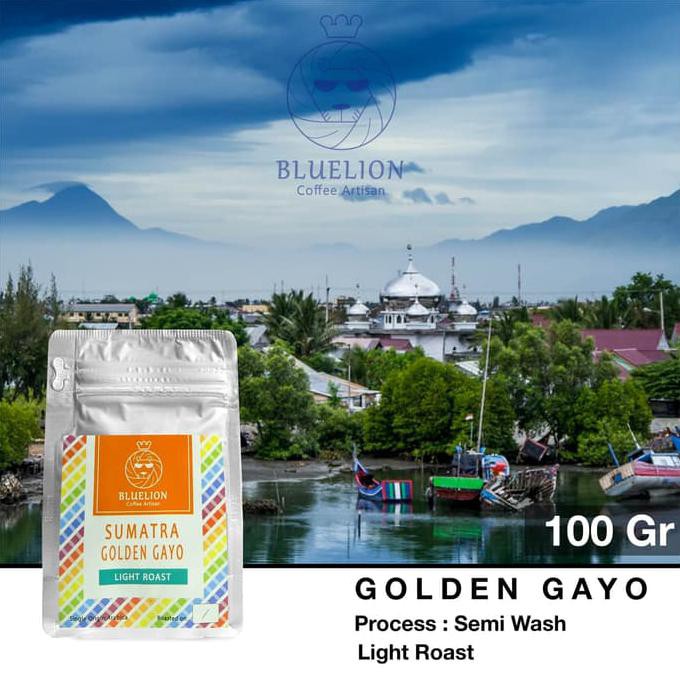 

Kopi Bluelion - Aceh Golden Gayo 100 gr - Light Roast - BIJI