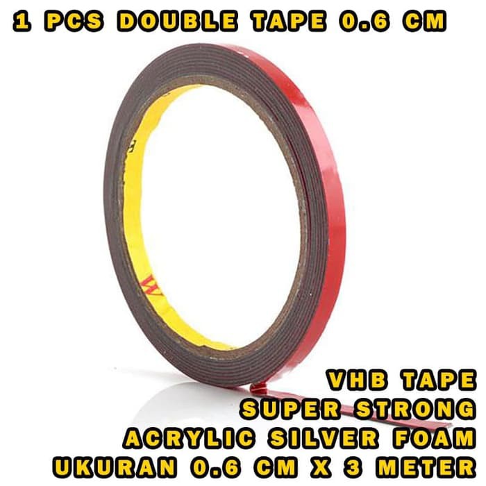 

Promo perekat isolasi 3m 0.5cm x 3meter double tape 3m