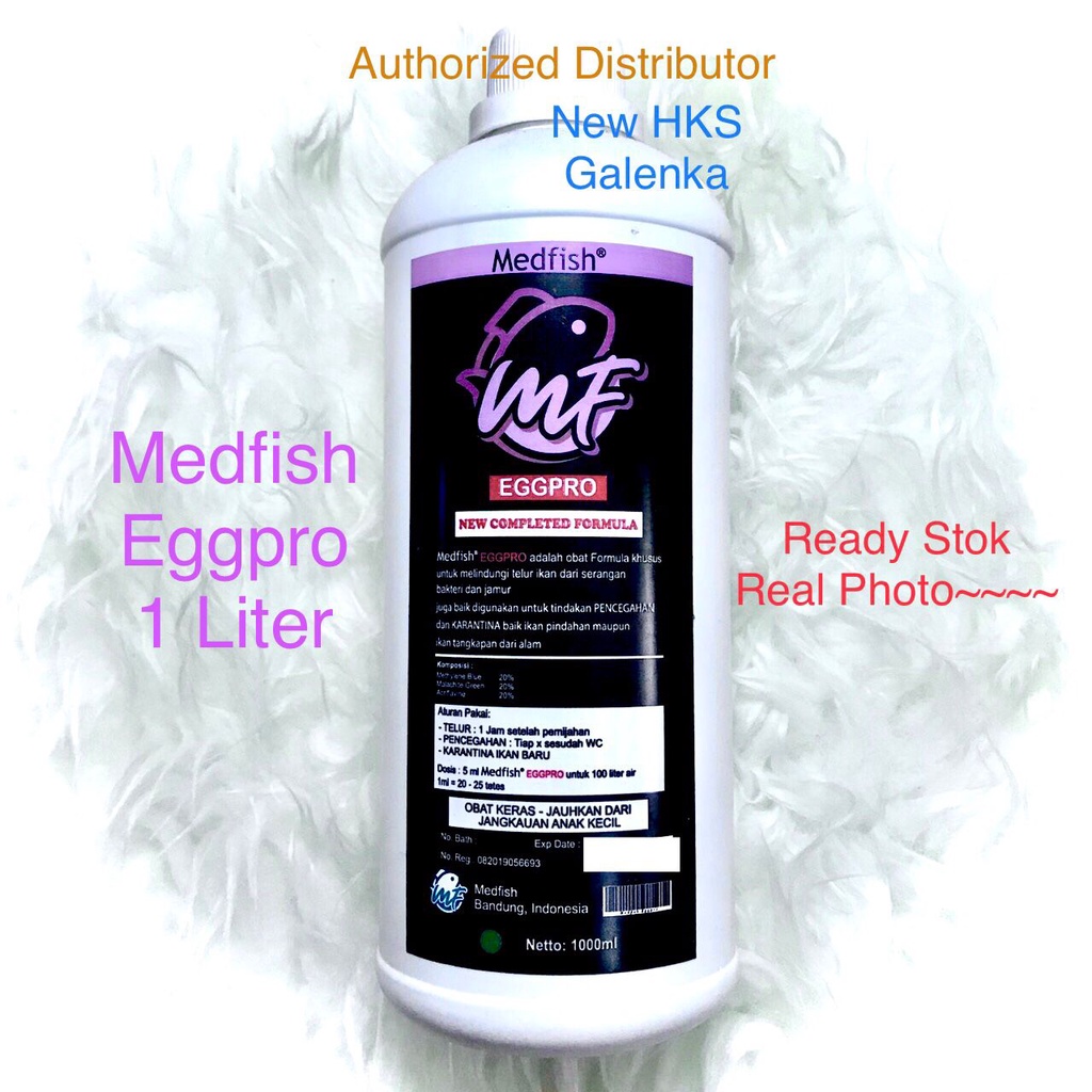 Obat Ikan Medfish Eggpro 1000ml pelindung telor telur anti jamur karantina parasit bakteri 1000 ml e