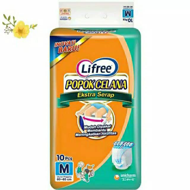 Lifree pants extra serap popok celana M10 L8 XL6