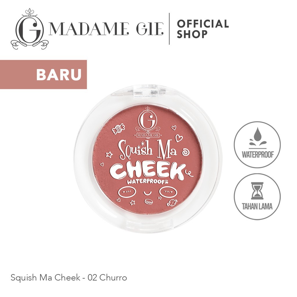 [BPOM] Madame Gie Femme Check XOXO Blush On / sweet cheek blush on madame gie-SQUISH 02