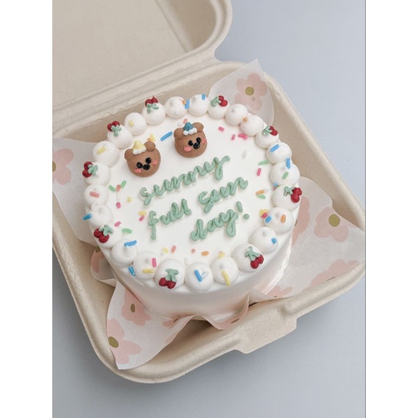 

D10cm Lunch box cake / Korean bento cake