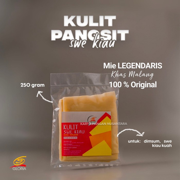 

KULIT SWE KIAU GLORIA KULIT SWEE KIAW KULIT DIM SUM PANGSIT 250GR