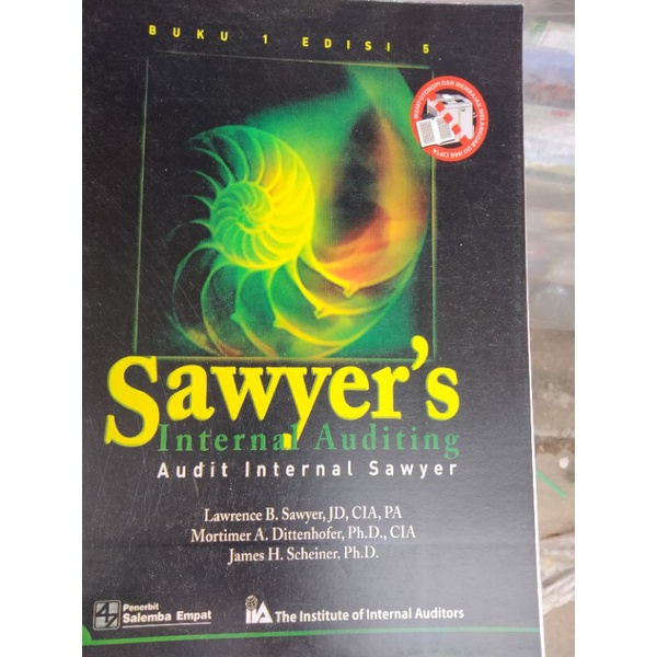 

Internal Auditing edisi 5 buku 1 kar Sawer