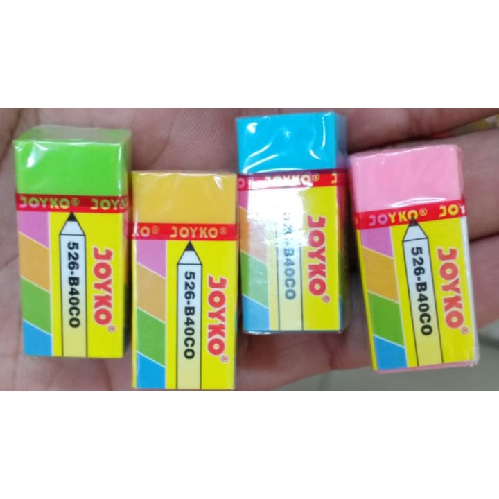 ERASER PENGHAPUS PENSIL ER-110 WARNA WARNI KECIL MURAH ECER ECERAN UNIK FANCY PELANGI ATK STATIONARY