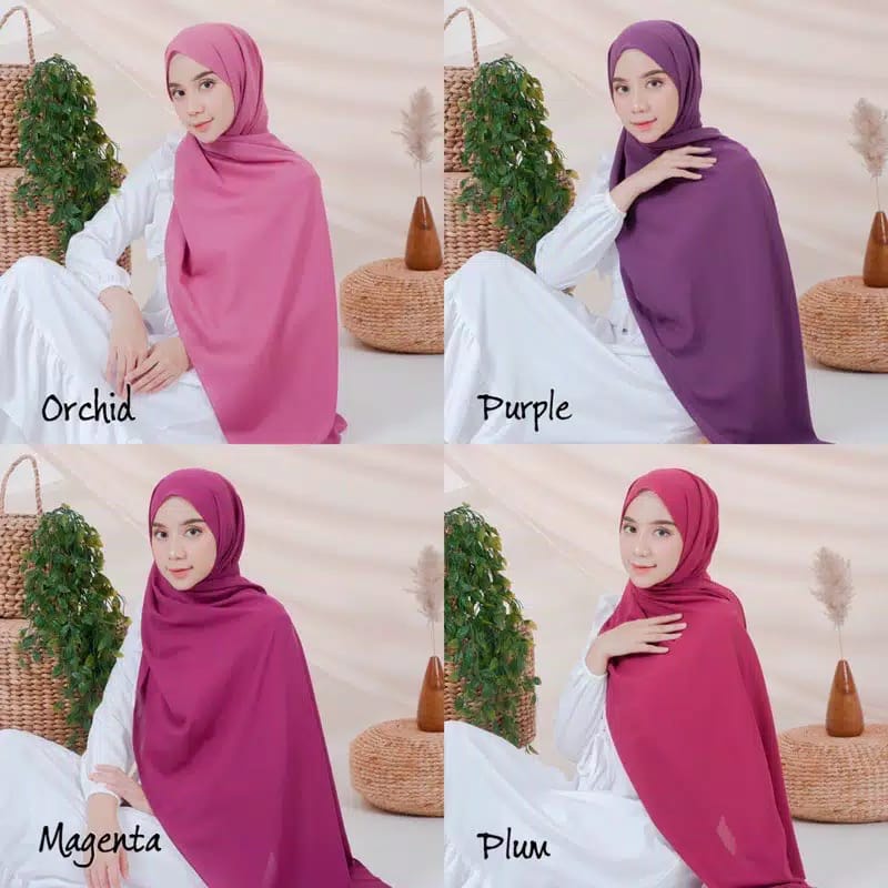 Dania Pashmina warna 