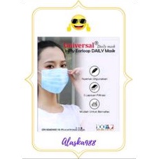 MASKER MEDIS UNIVERSAL 3 PLY BAHAN BERKUALITAS AMAN &amp; NYAMAN DIPAKAI