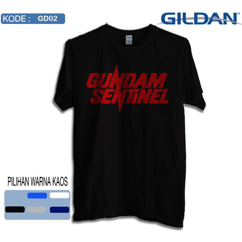 Kaos gundam sentinel original gildan softstyle gd02