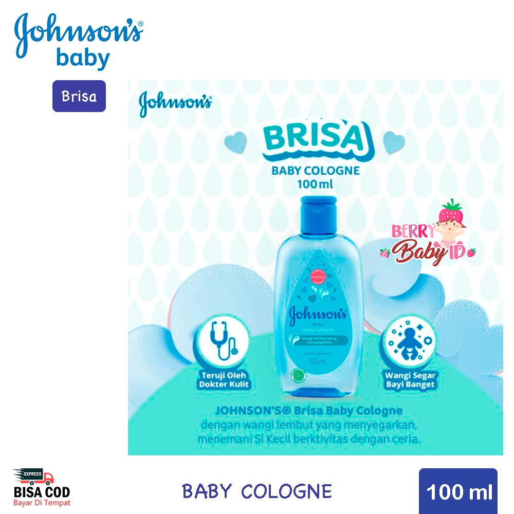 Johnson's Baby Cologne Parfum Bayi Anak Minyak Wangi 100ml Johnson's Berry Mart
