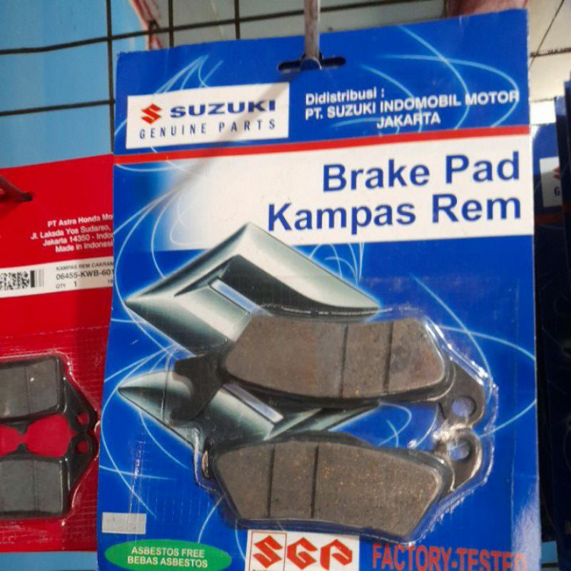 kampas rem depan satria fu fi.gsx