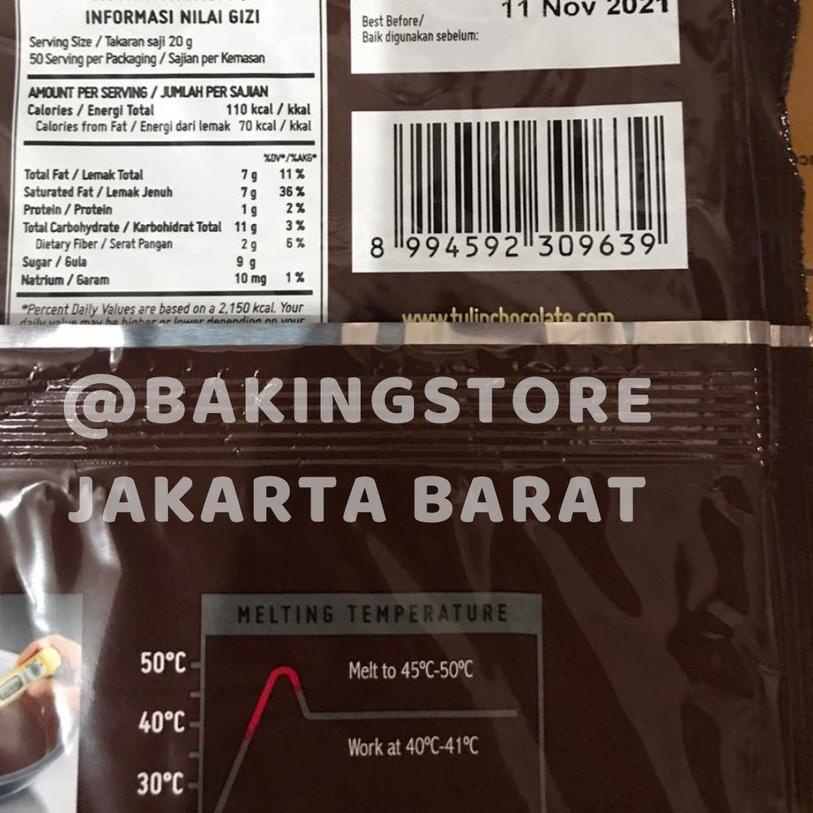 

Special Coklat tulip dark chocolate compound cokelat batang 1 kg