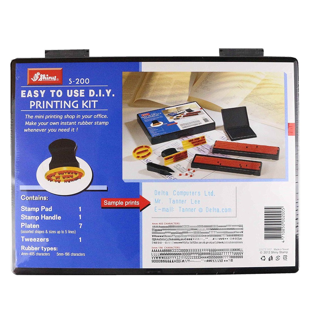 

Stempel Shiny S-200 S200 Printing Kit DIY JunDW