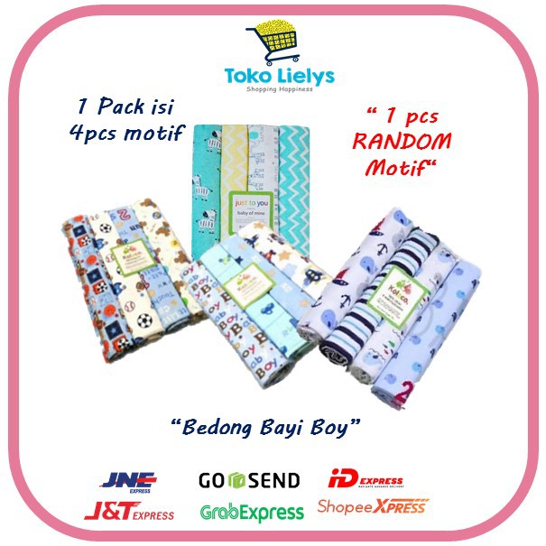 Bedong Bayi Flanel Bedong Jumbo Bedong Kaos Just to you  Kolaco Carterlove 1 PCS