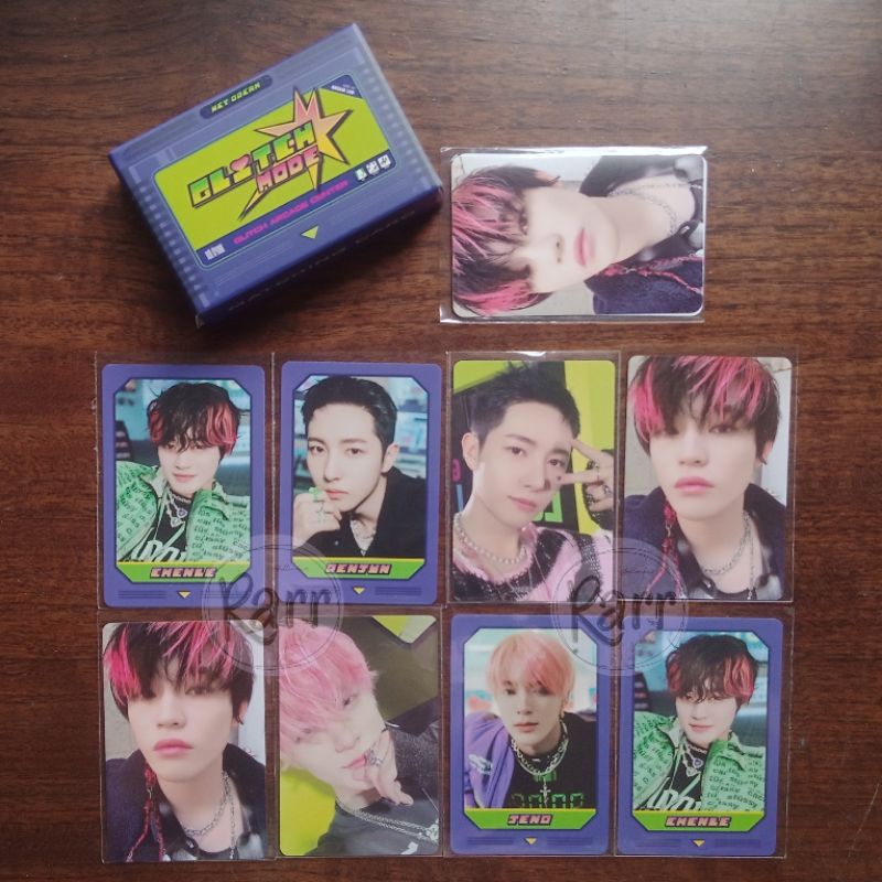 [READY] PC / Photocard Jeno, Renjun & Chenle Matching Game Card Glitch Mode NCT DREAM (Gloss / Mate)