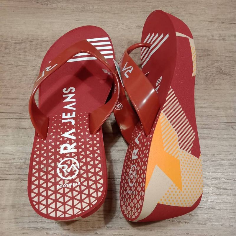 Sandal Cewek Ra Jeans LIBERTY Maroon