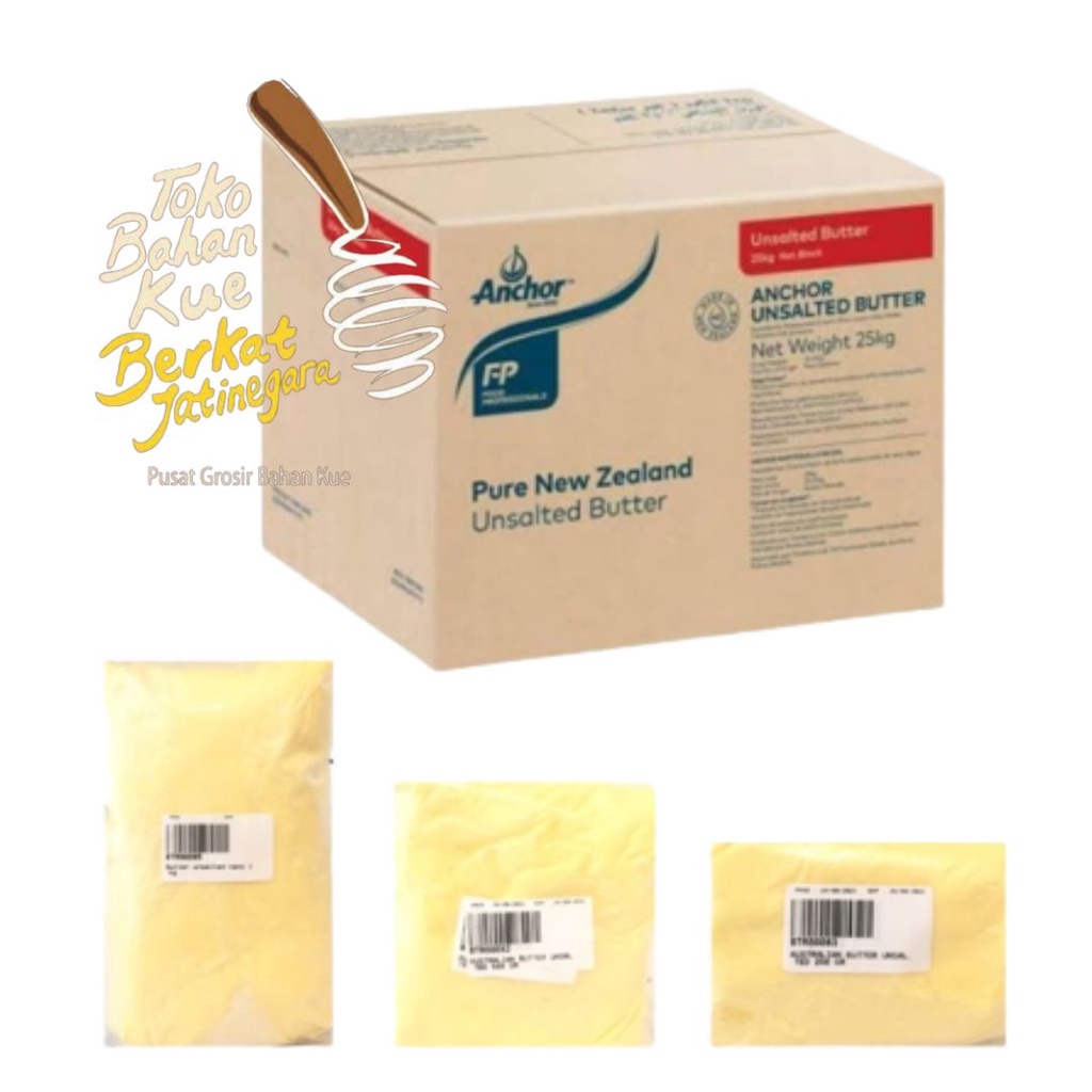 

BUTTER UNSALTED ANCHOR 500 Gr / MENTEGA TAWAR