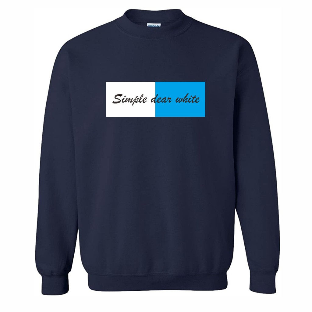 SWEATER UNISEX SIMPLE DEAR - CREWNECK TEBAL KEKINIAN PREMIUM