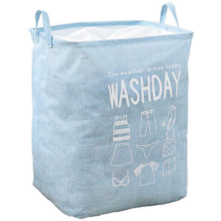 Keranjang Baju Cucian Pakaian Kotor Laundry Bag Basket Washday Serut