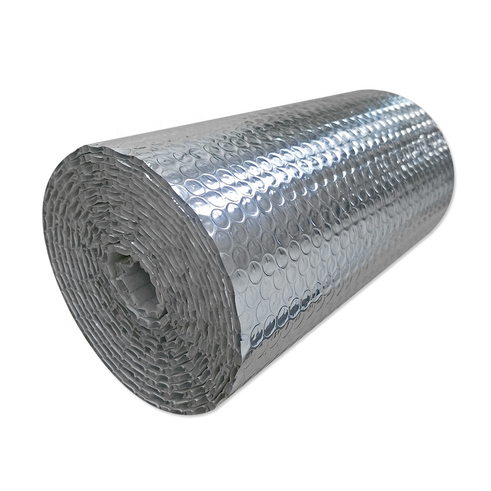 

( 1 Roll ) Aluminium Foil Bubble 1,2M Alumunum Foil Bubble Peredam Panas Atap Rumah genteng Ketebalan 4 m