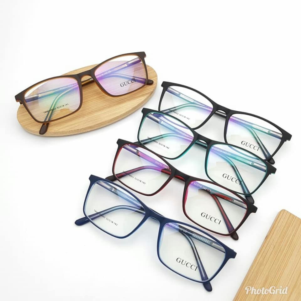 kacamata frame gc wanita & pria tr90 8002 size 52-18-142