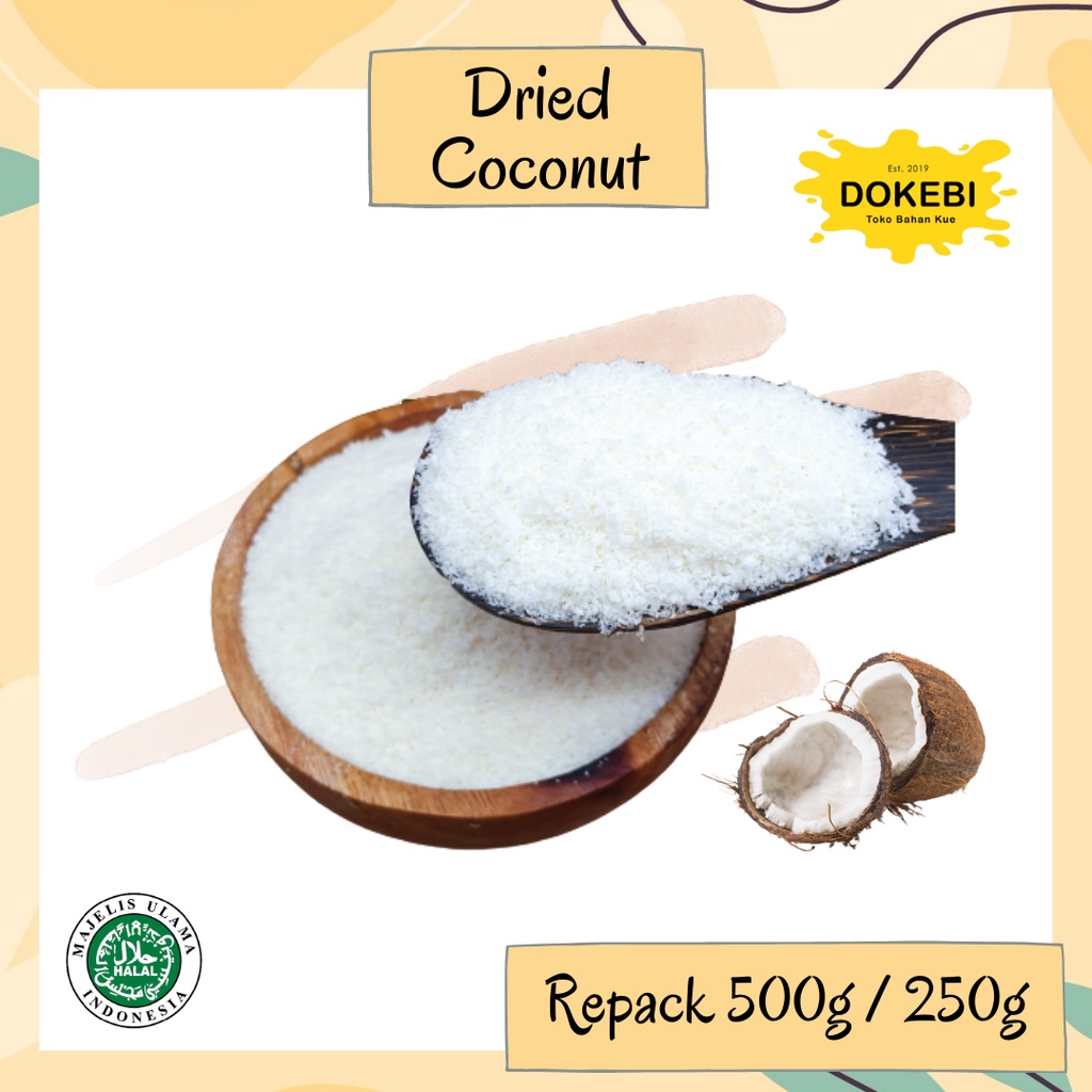 

Desiccated Coconut 500G / Kelapa Kering / Dried Coconut