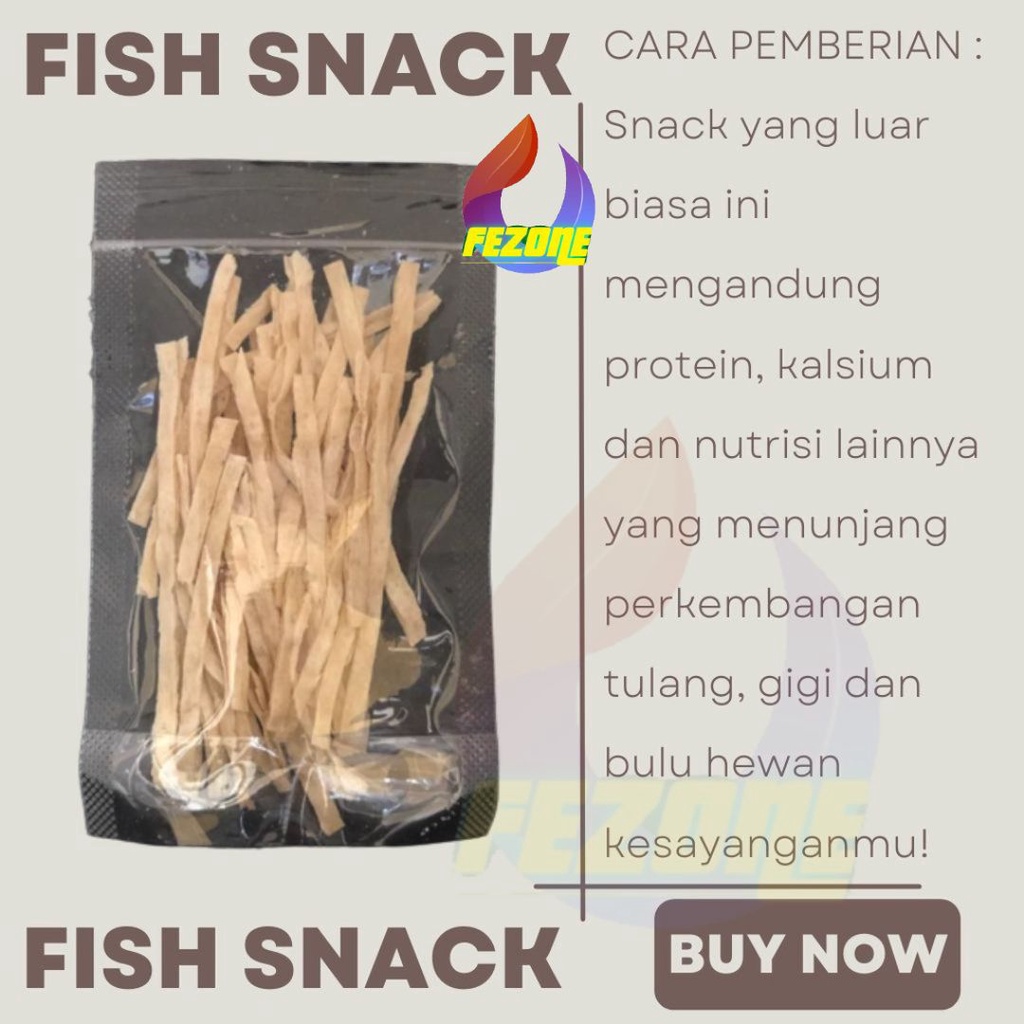 Fish Snack makanan Hamster&amp;SugarGlider FEZONE