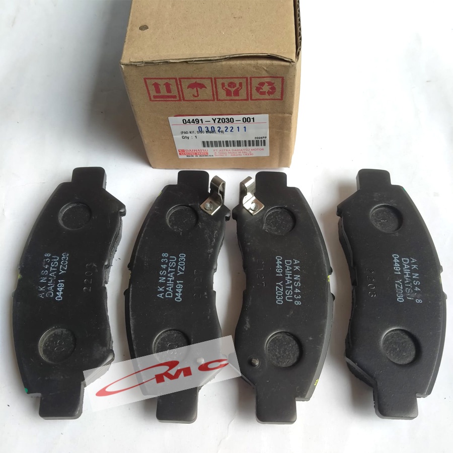 Brake Pad Kampas Rem Depan Calya Sigra 04491-YZ030-001