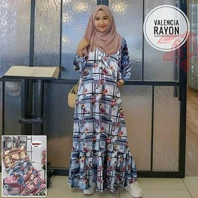 GAMIS VALENCIA RAYON 4warna