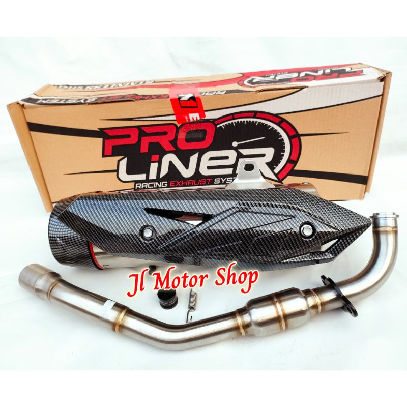 KNALPOT PROLINER PRO LINER NEO SR2 SR 2 NMAX OLD - NEW NMAX - AEROX 155 - LEXI VARIO 125 150 PCX 150 160 - NEW AEROX CONNECTED VARIO 160 CARBON ORIGINAL