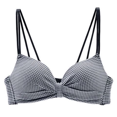 BRA Wanita Sexy Push-up BH Import Pakaian Dalam Wanita/Remaja Asian Style Model Grid Kotak