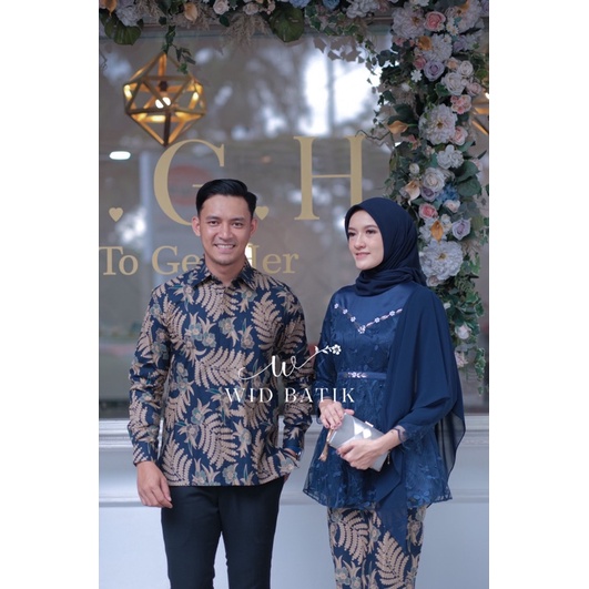 WIDBATIK - Set Couple Alyra Navy-5