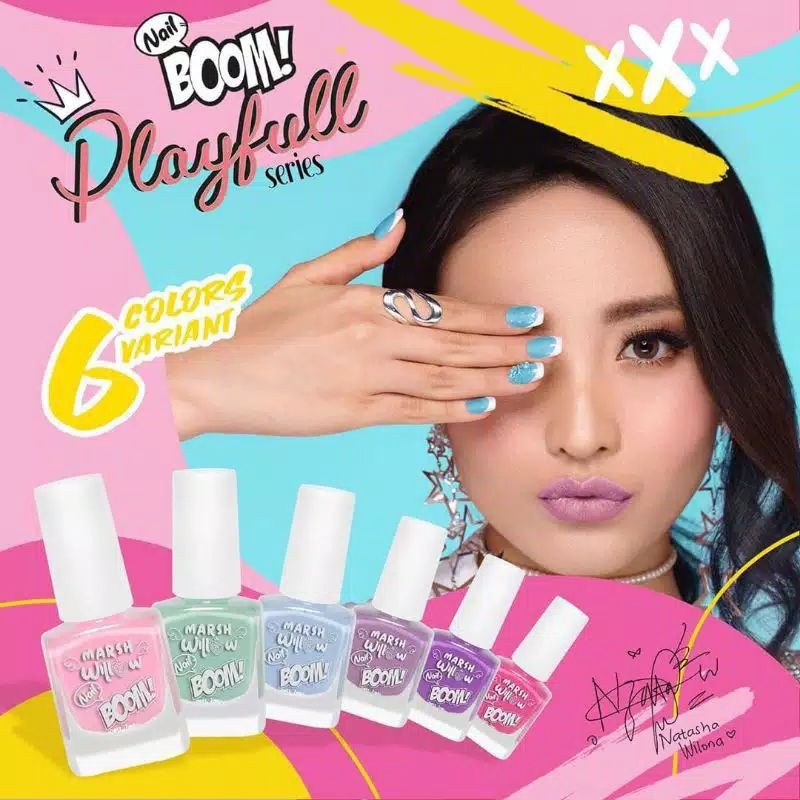 Oyafun Kutek O Yafun / Marshwillow nail Polish Boom Series by Natasha Wilona