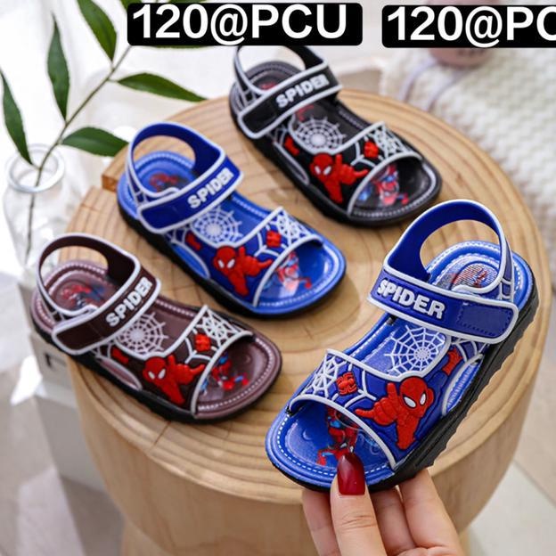 Sandal Gunung Anak Laki-laki Karakter Spiderman Import Winola Collection WNL 137+1T