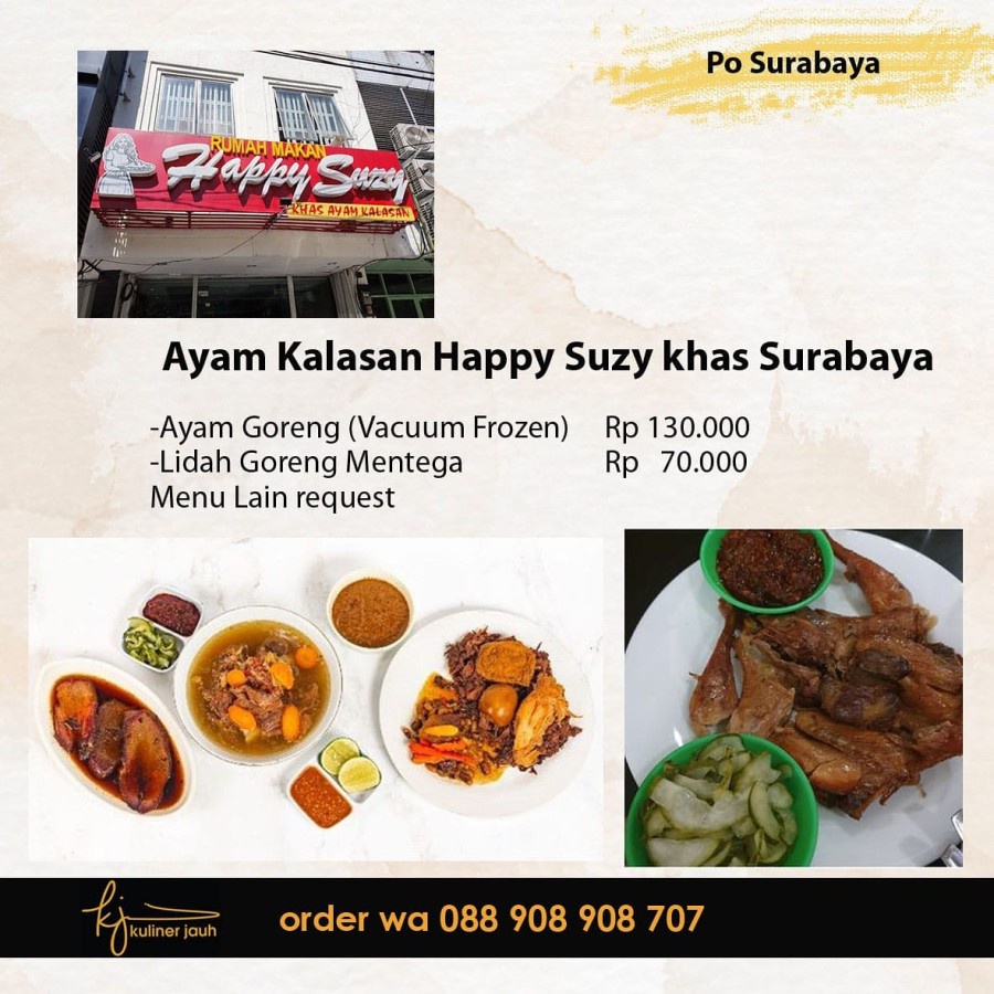 

ayam kalasan happy suzy surabaya