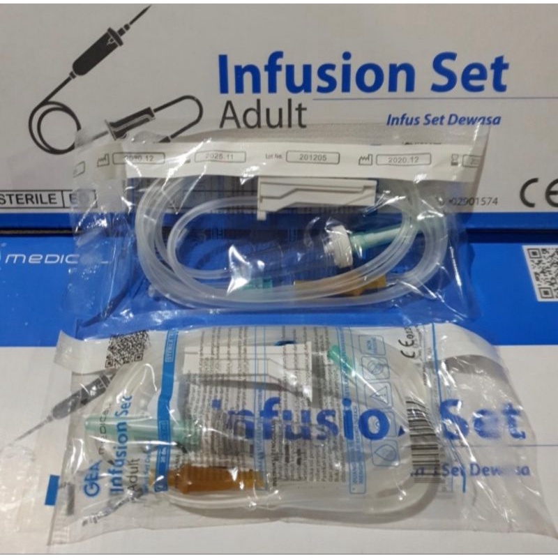 Infuset Dewasa GEA / Infus Set Dewasa GEA