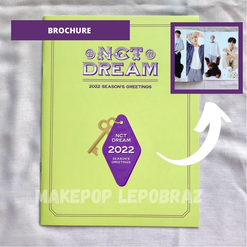 [OFFICIAL] SHARING SEASON GREETINGS 2022 SG22 NCT DREAM DESK CALENDAR BROCHURE DIARY JOURNAL BOOK JAEMIN JENO MARK RENJUN JISUNG CHENLE HAECHAN