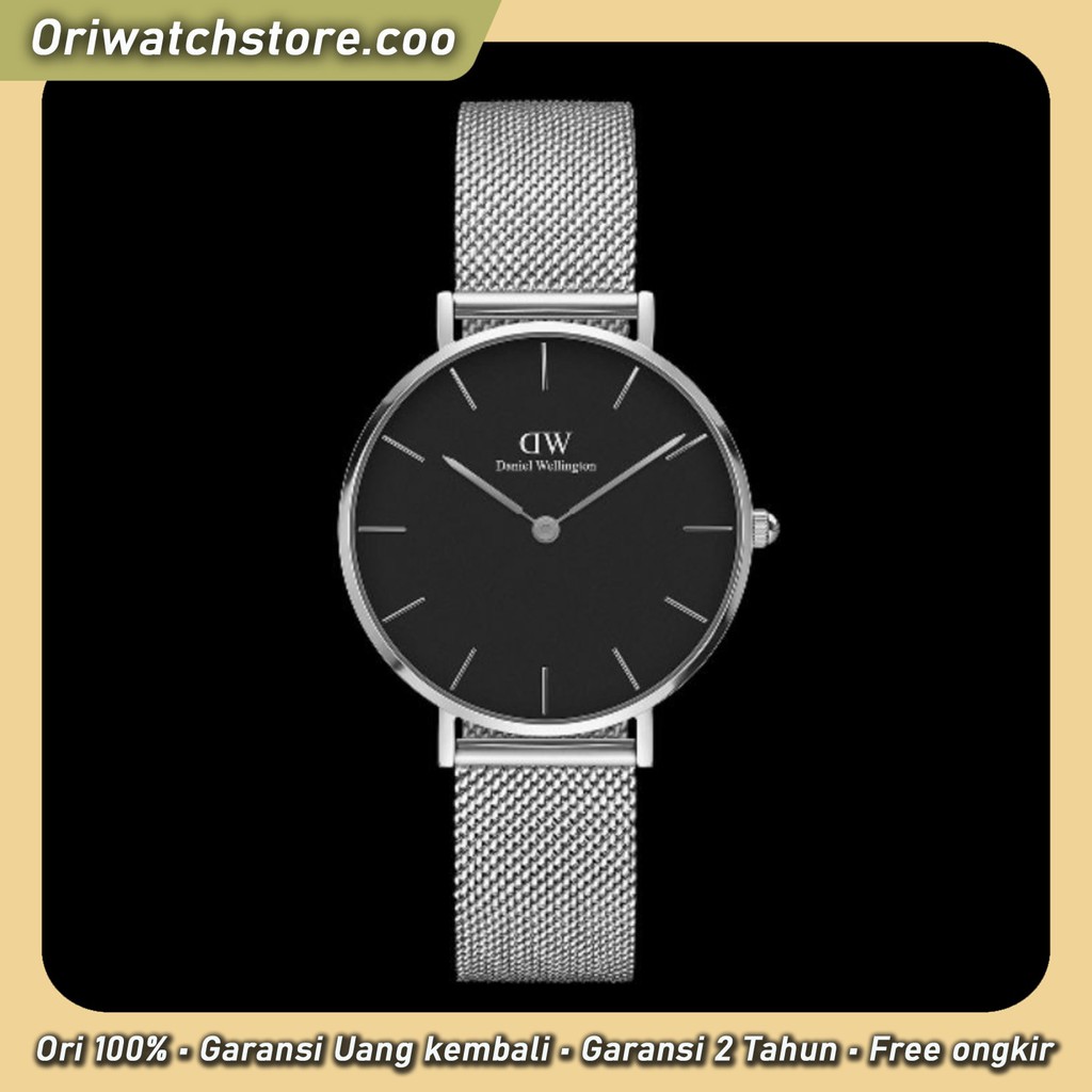 TERLARIS JAM TANGAN DANIEL WELLINGTON ORIGINAL PETITE STERLING DW ORI
